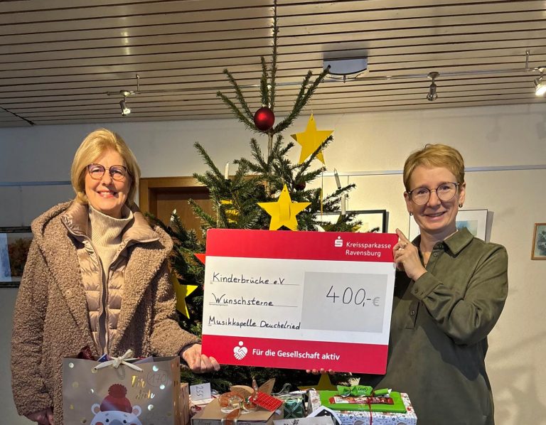 Wunschbaumspende der Musikkapelle Deuchelried